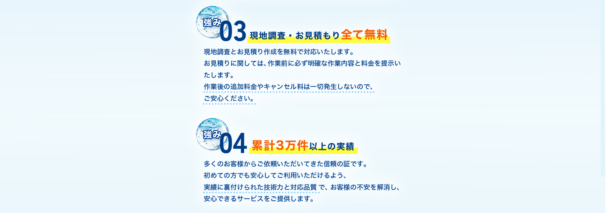 トラブル解決の流れ
